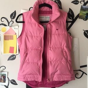 Aeropostale Pink Puffer Vest